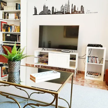 Blue Flat Center With Terrace Apartment *