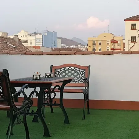 Blue Flat Center With Terrace Malaga